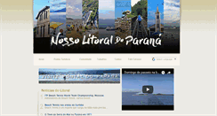 Desktop Screenshot of nossolitoraldoparana.com.br